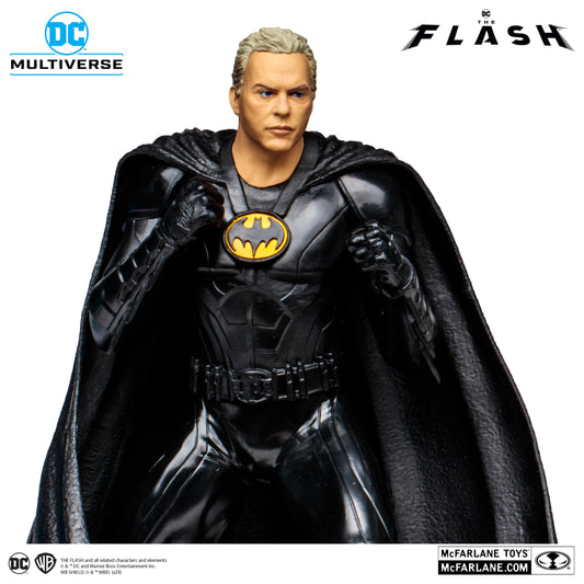 McFarlane Toys DC Multiverse The Flash Movie Batman Unmasked (Michael Keaton) Gold Label 12" Statue