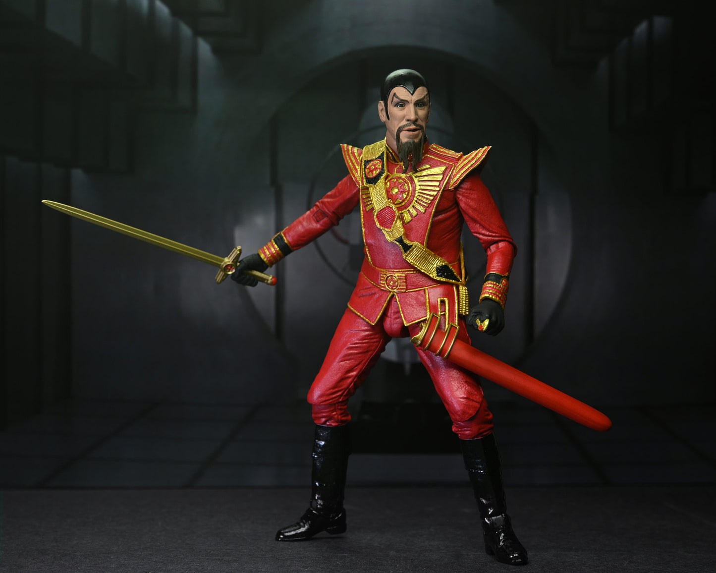 Flash Gordon (1980)

7” Scale Action Figure – Ultimate Ming (Red Military Outfit)
