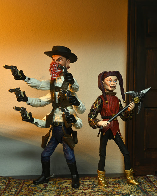 Puppet Master 7″ Scale Action Figures – Ultimate Six-Shooter & Jester 2-pack