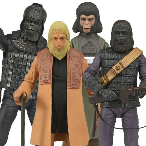 Pre-order September 2024 NECA Planet Of The Apes Legacy Series - Reissue - Set Of 4