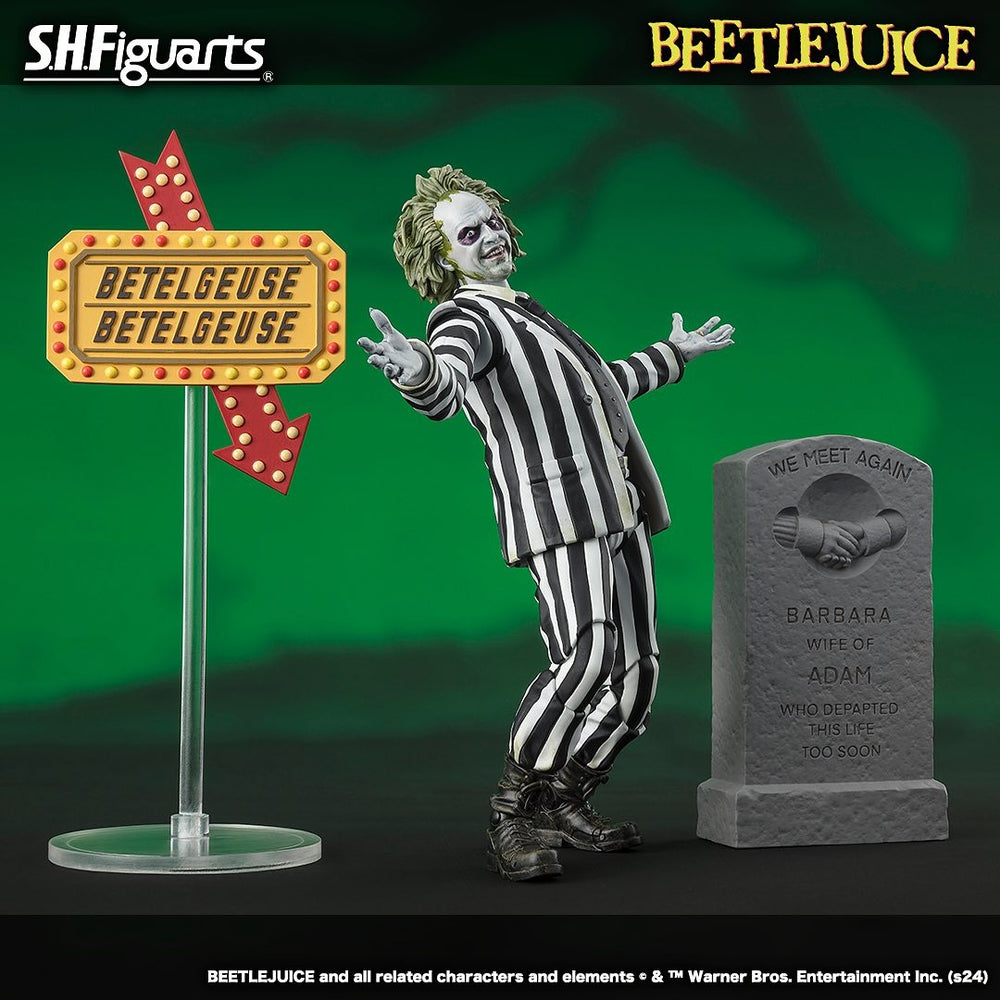 Pre-order August 2025 S.H.Figuarts Beetlejuice Action Figure