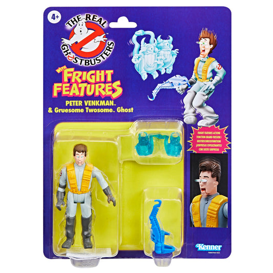 The Real Ghostbusters: Kenner Classics Action Figure: Peter Venkman & Gruesome Twosome Ghost