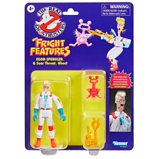 The Real Ghostbusters: Kenner Classics Action Figure: Egon Spengler & Soar Throat Ghost