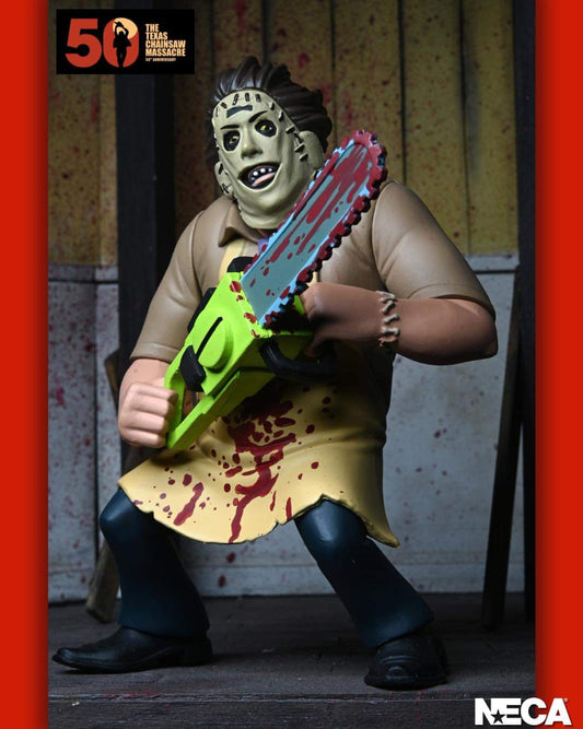 Pre-order July 2024 The Texas Chainsaw Massacre Toony Terrors Leatherface (50th Anniversary)
