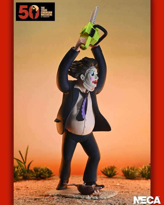 Pre-order July 2024 The Texas Chainsaw Massacre Toony Terrors Pretty Woman Leatherface (50th Anniversary)