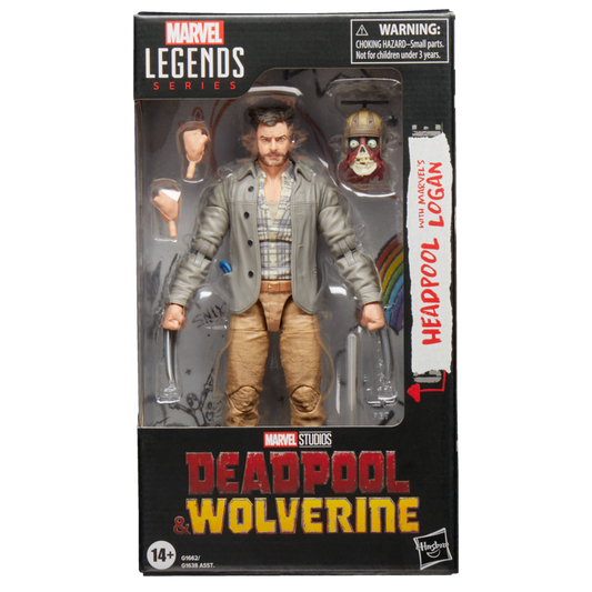 Marvel Legends Series Headpool with Marvel’s Logan Action Figure