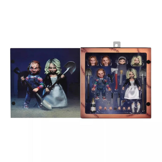 NECA Chucky 7" Action Figure Ultimate 'Bride of Chucky' - Chucky & Tiffany 2 pack