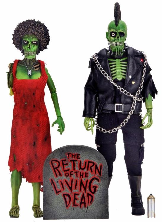 Pre-order April 2025 NECA The Return Of The Living Dead Trash and Suicide Clothed 2 Pack