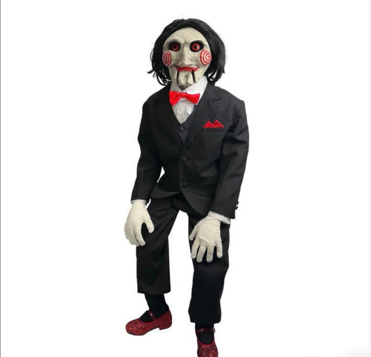 Pre-order January 2024 Trick or Treat Studios Saw Billy the Puppet Deluxe Prop with Sound & Motion