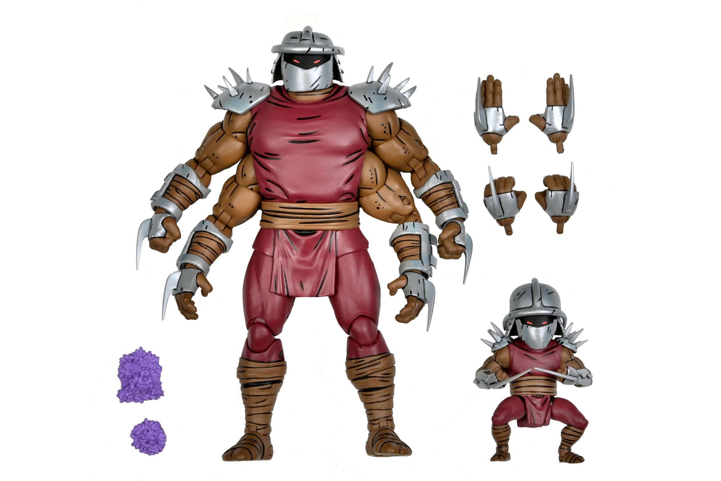 Pre-order June/July 2023 NECA Teenage Mutant Ninja Turtles Shredder Clone & Mini Shredder Mirage Comics 