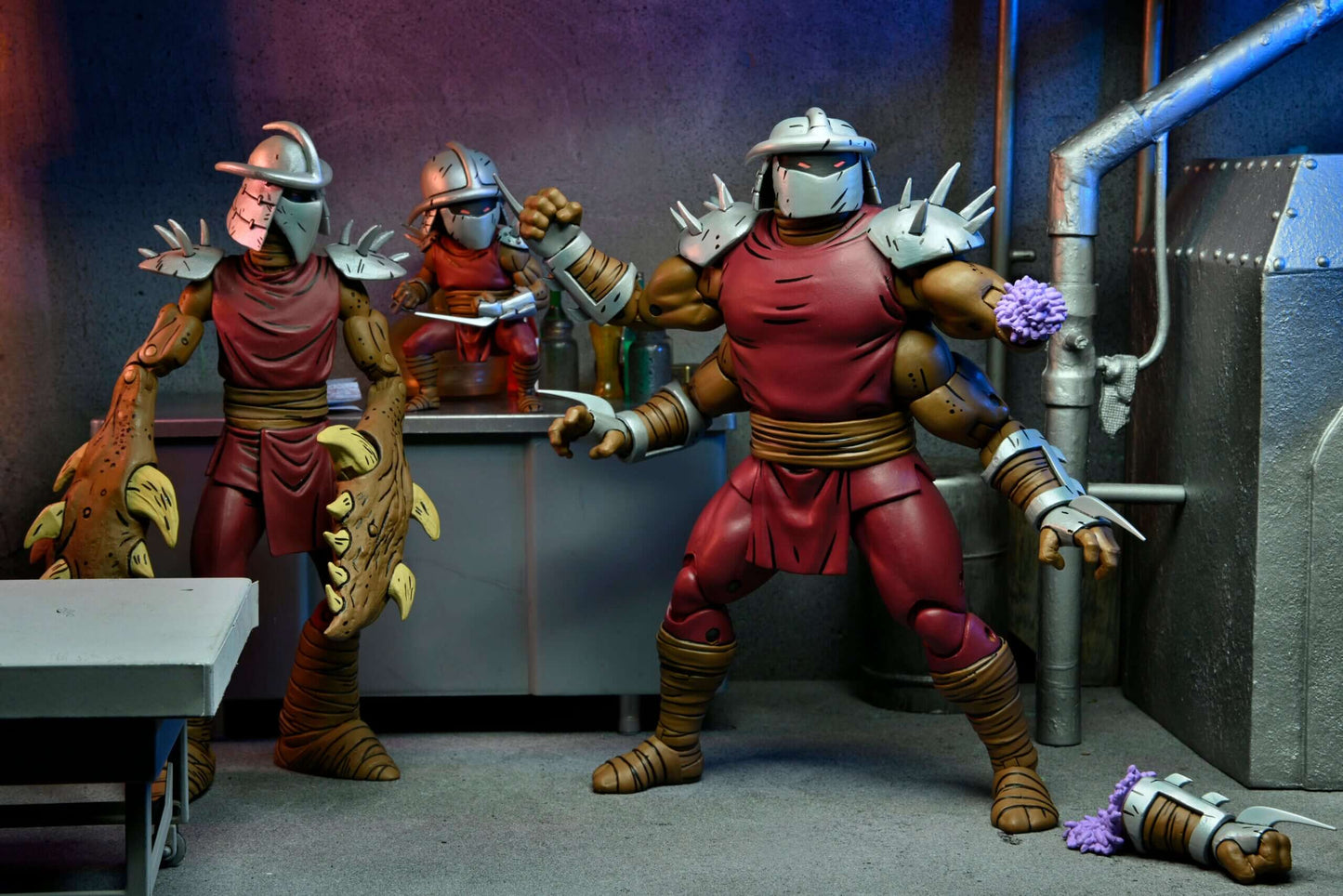 Pre-order June/July 2023 NECA Teenage Mutant Ninja Turtles Shredder Clone & Mini Shredder Mirage Comics 