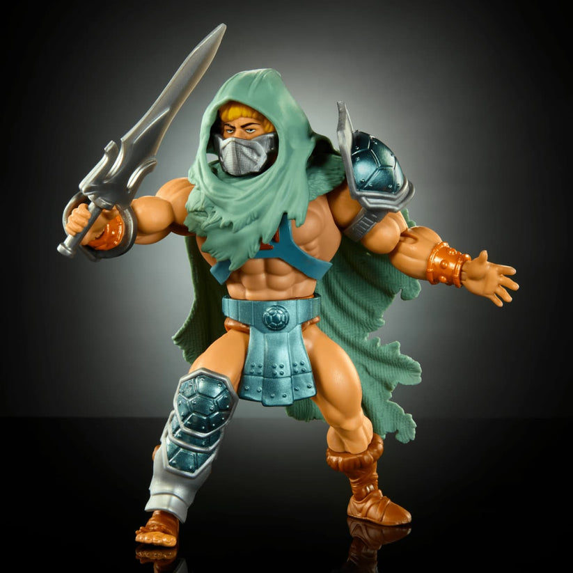 MOTU x TMNT: Turtles of Grayskull Stealth Ninja He-Man Action Figure Origins