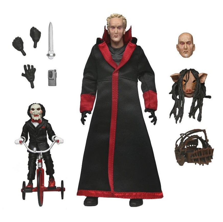 Pre-order April 2025 NECA Saw Ultimate Jigsaw Killer Black Robe Version