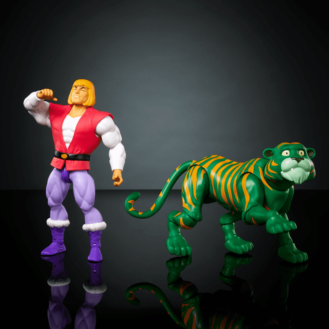 Pre-order August 2024 Masters Of The Universe: Origins: Action Figure 2-Pack: Prince Adam & Cringer
