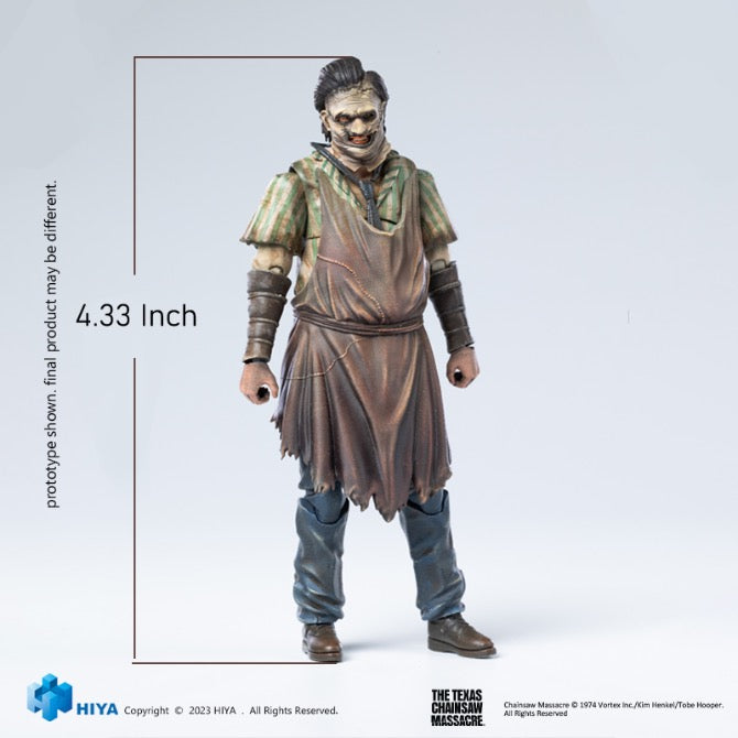 Hiya Toys Texas Chainsaw Massacre (2003) Leatherface 2003 Killing Mask Exquisite Mini 1/18 Action Figure