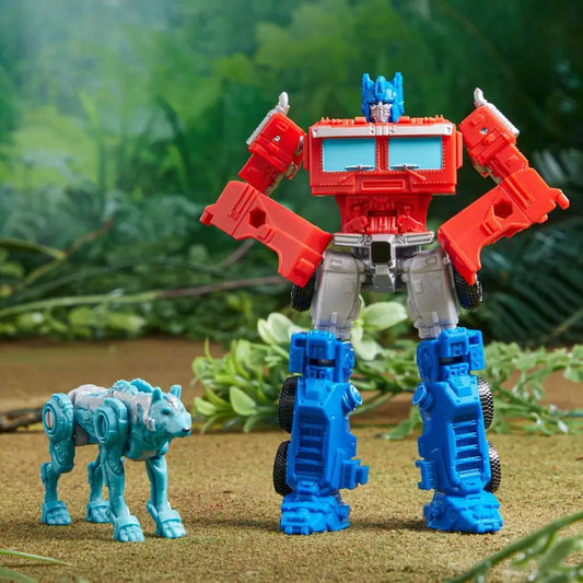 Transformers: Rise of the Beasts - Beast Weaponisers Optimus Prime & Chainclaw Figures