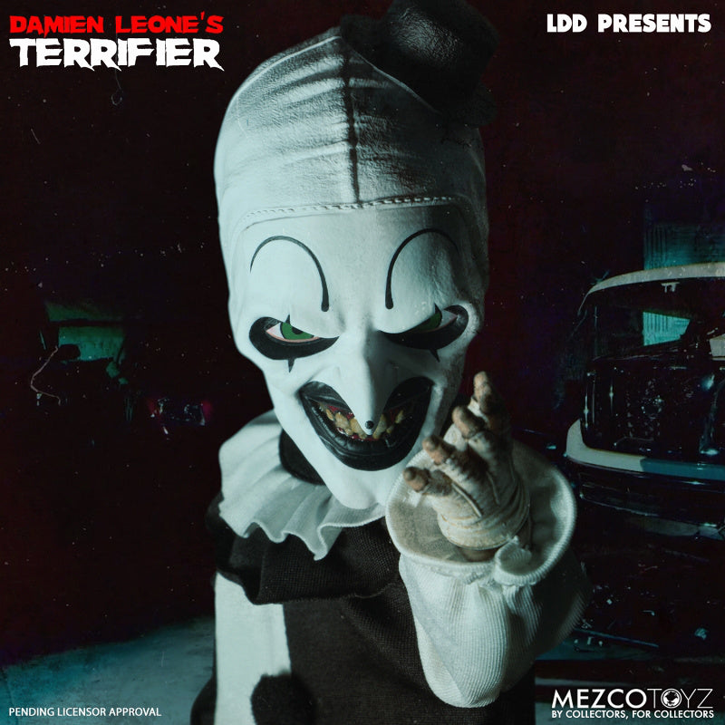 Pre-order November 2024 Mezco Living Dead Dolls - Terrifier: Art the Clown