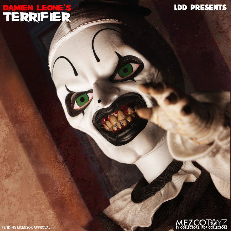 Pre-order November 2024 Mezco Living Dead Dolls - Terrifier: Art the Clown