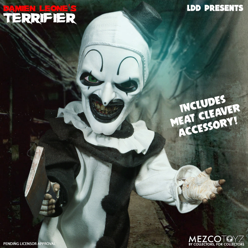 Pre-order November 2024 Mezco Living Dead Dolls - Terrifier: Art the Clown