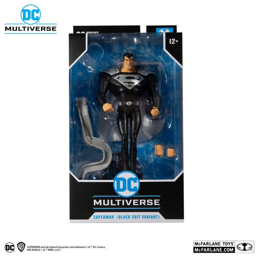 McFarlane DC Multiverse 7" - Animated Superman (Black Suit)