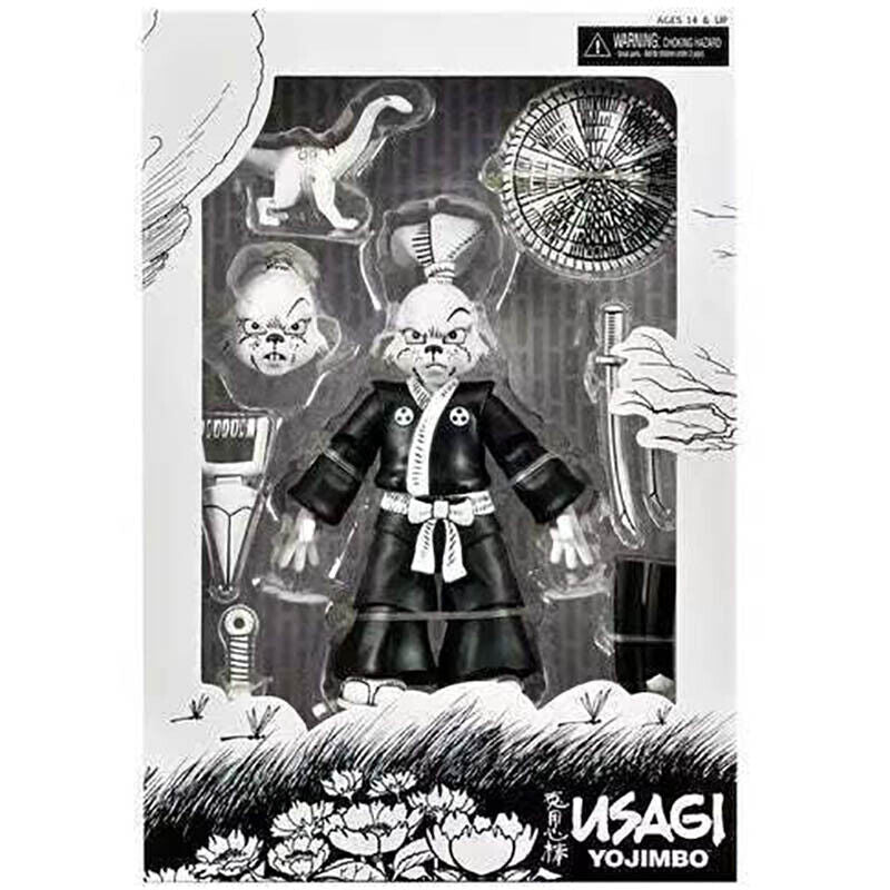 Pre-order November 2024 TMNT Samurai Usagi Yojimbo Black/White Figure