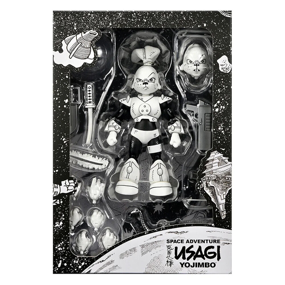 Pre-order November 2024 NECA TMNT Usagi Yojimbo Space Black / White Figure