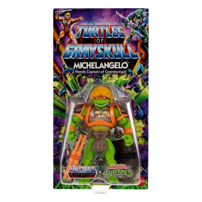 MOTU x TMNT: Turtles of Grayskull Action Figure Michelangelo