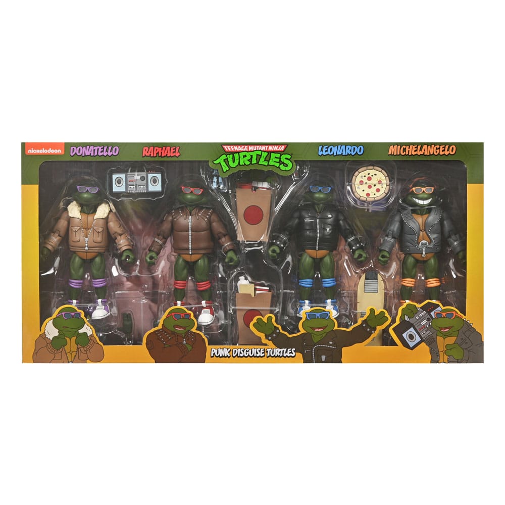 Pre-order November 2024 Teenage Mutant Ninja Turtles (Cartoon) Action Figures 4-Pack Punk Turtles