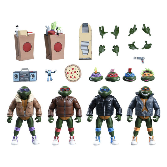 Pre-order November 2024 Teenage Mutant Ninja Turtles (Cartoon) Action Figures 4-Pack Punk Turtles