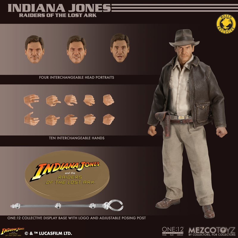 Pre-order July 2024 One:12 Collective Indiana Jones Figure