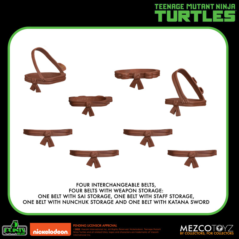 Pre-order June 2024 Mezco 5 POINTS Teenage Mutant Ninja Turtles Deluxe set