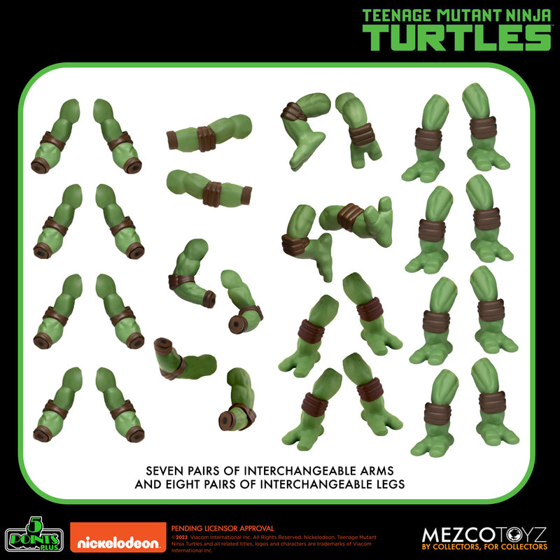 Pre-order June 2024 Mezco 5 POINTS Teenage Mutant Ninja Turtles Deluxe set