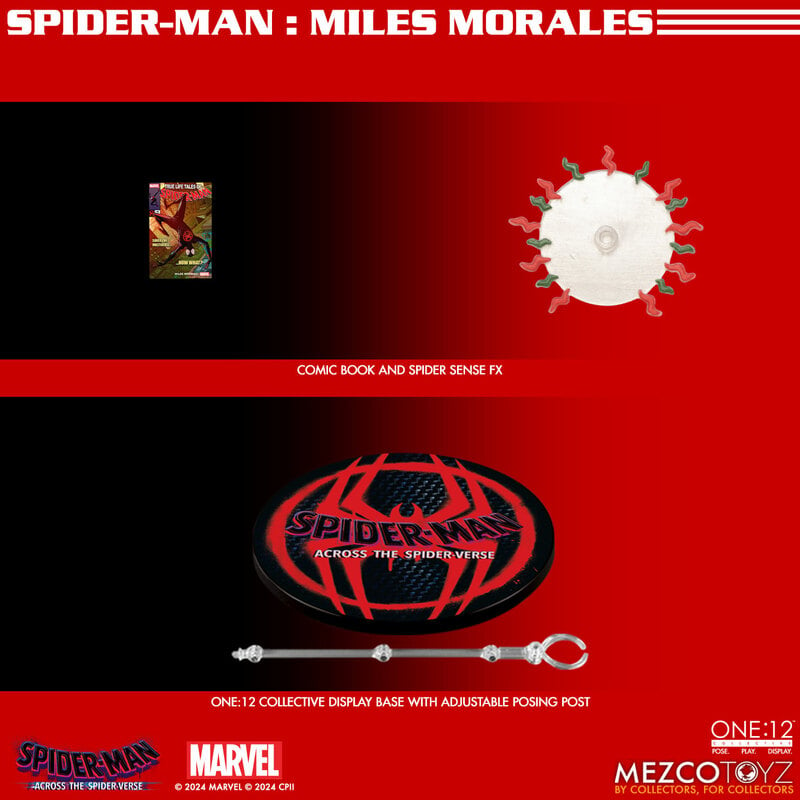 Pre-order January 2025 One:12 Collective Spider-Man: Miles Morales