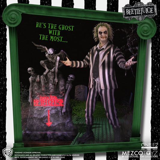 Pre-order August 2025 Beetlejuice Deluxe Edition One:12 Collective Action Figure