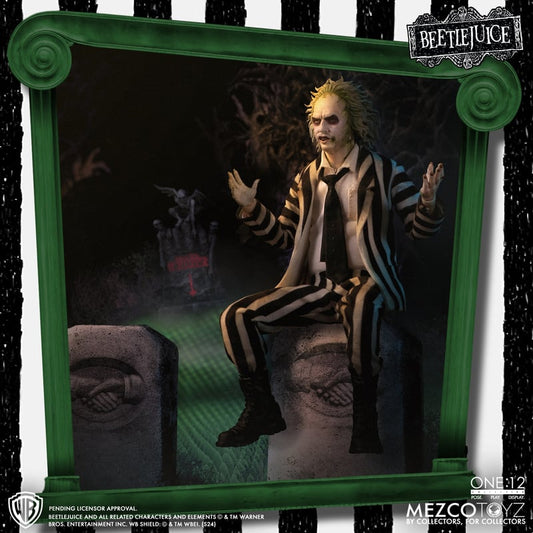 Pre-order August 2025 Beetlejuice Deluxe Edition One:12 Collective Action Figure