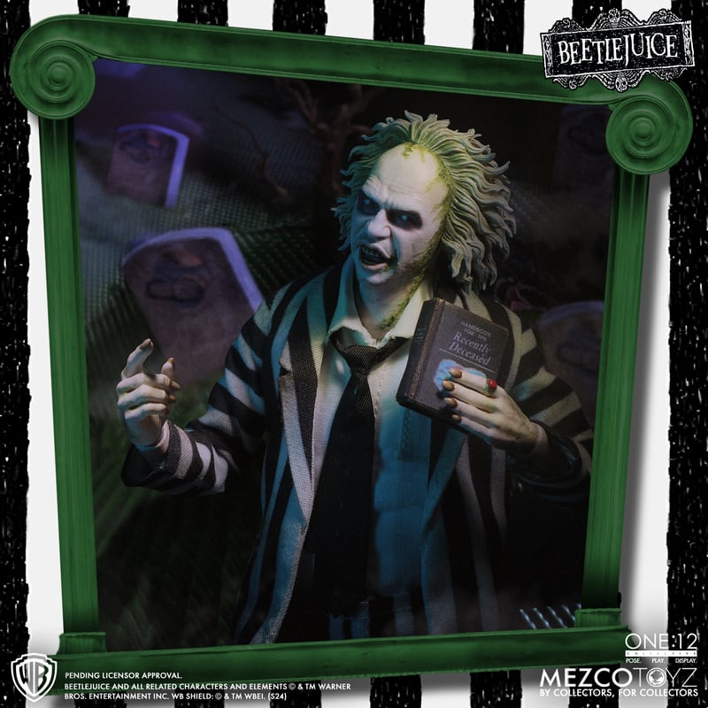 Pre-order August 2025 Beetlejuice Deluxe Edition One:12 Collective Action Figure