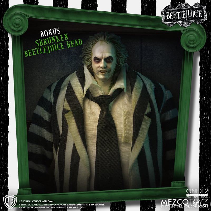 Pre-order August 2025 Beetlejuice Deluxe Edition One:12 Collective Action Figure