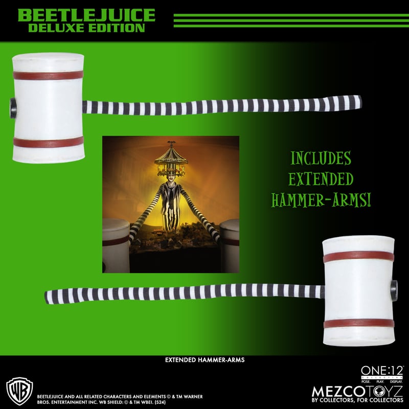 Pre-order August 2025 Beetlejuice Deluxe Edition One:12 Collective Action Figure