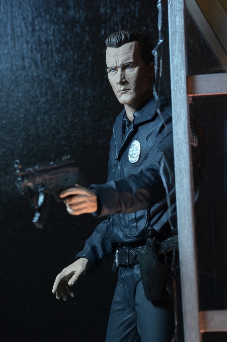 Terminator 2 T-1000 Motorcycle Cop Ultimate Action Figure