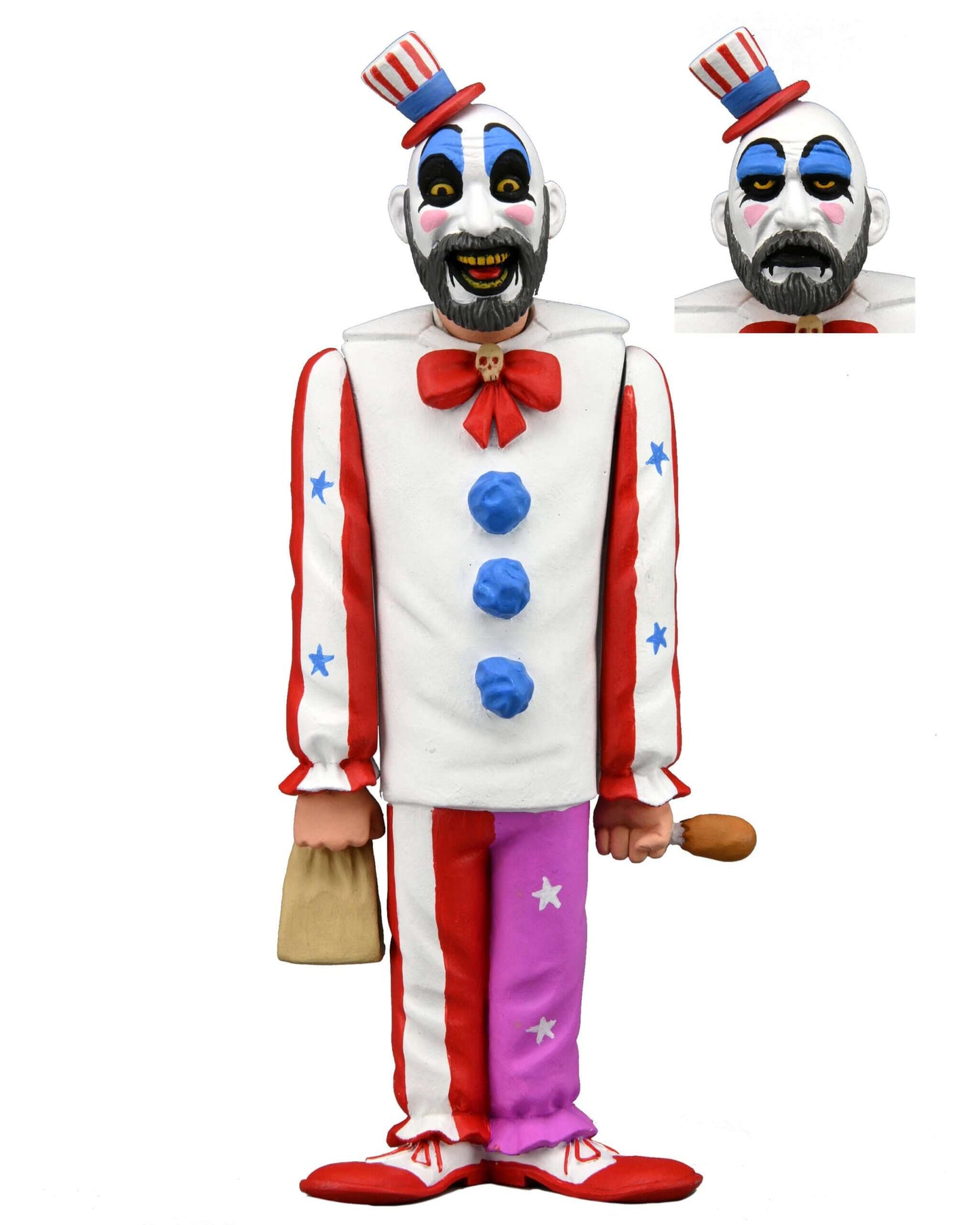 Pre-order October House of 1000 Corpses: Captain Spaulding - Toony Terrors - 6" Scale Action Figure