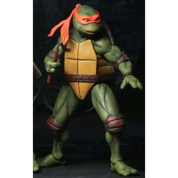 NECA TEENAGE MUTANT NINJA TURTLES 1990 MOVIE ACTION FIGURE - MICHELANGELO