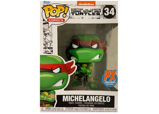 Funko Teenage Mutant Ninja Turtles POP! Vinyl Figures Michelangelo PX Exclusive