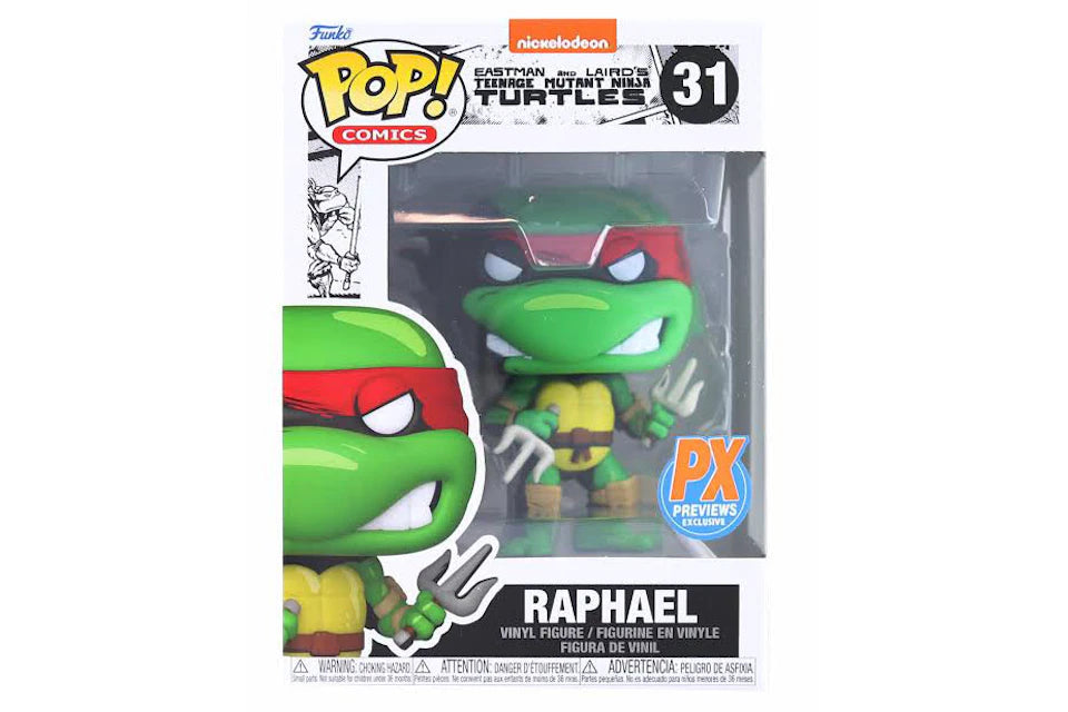Pop! Comics: Teenage Mutant Ninja Turtles - Raphael PX Previews Exclusive