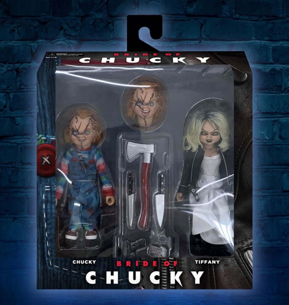 Neca 8″ Scale Clothed Figure – Chucky & Tiffany 2-Pack