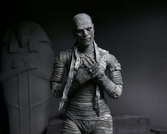 NECA Universal Monsters Ultimate Mummy (Black & White) Figure