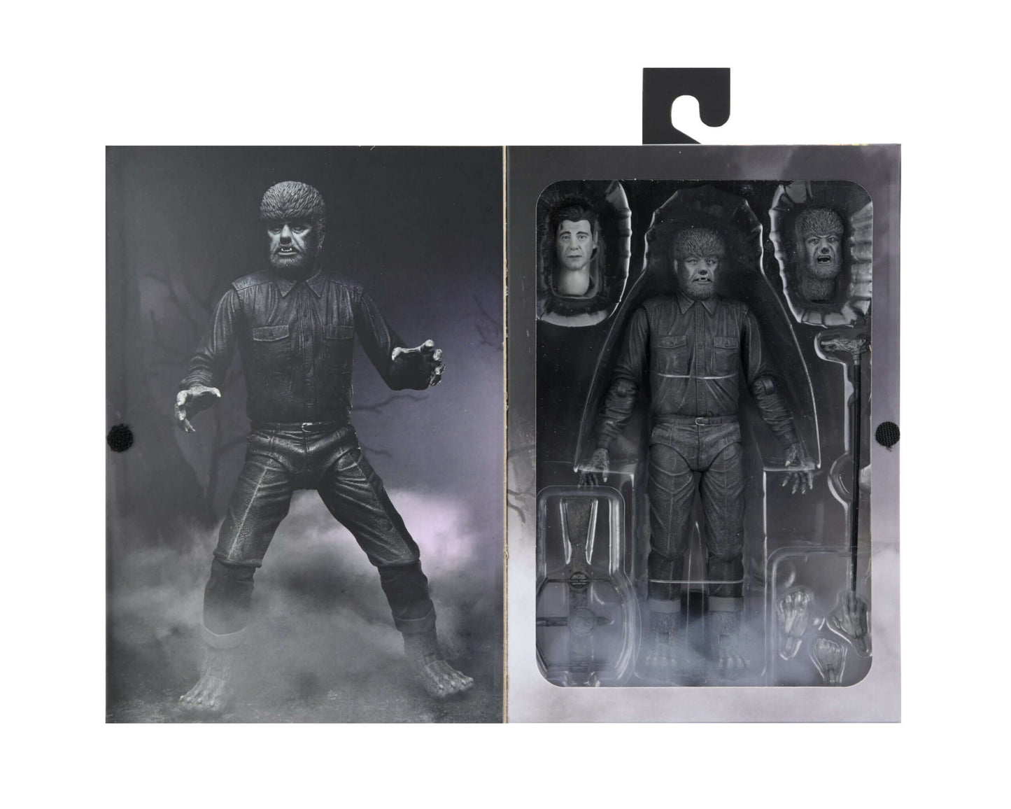 UNIVERSAL MONSTERS ULTIMATE WOLF MAN (BLACK & WHITE) 7” INCH SCALE ACTION FIGURE - NECA