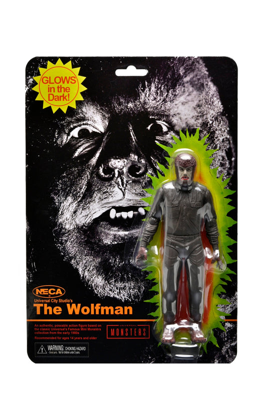 Universal Monsters Retro Glow-In-The-Dark The Wolf Man 7" Action Figure
