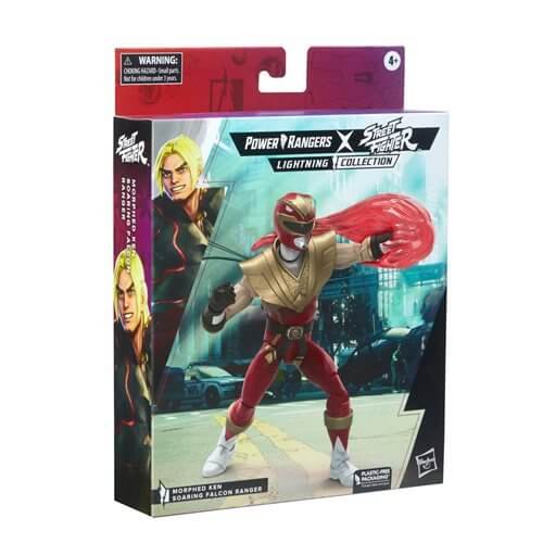 Power Rangers X Street Fighter Lightning Collection Morphed Ken Soaring Falcon Ranger 6-Inch Action Figure