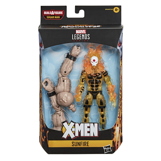 Marvel Legends Age Of Apocalypse Sunfire 6 Inch Action Figure (Imperfect stock  - creases on the back of card)