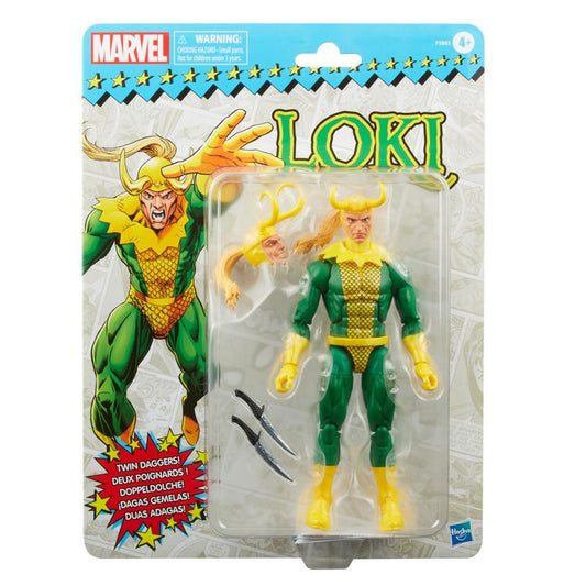 Marvel Legends Retro Collection 2022 Loki action figure 15 cm